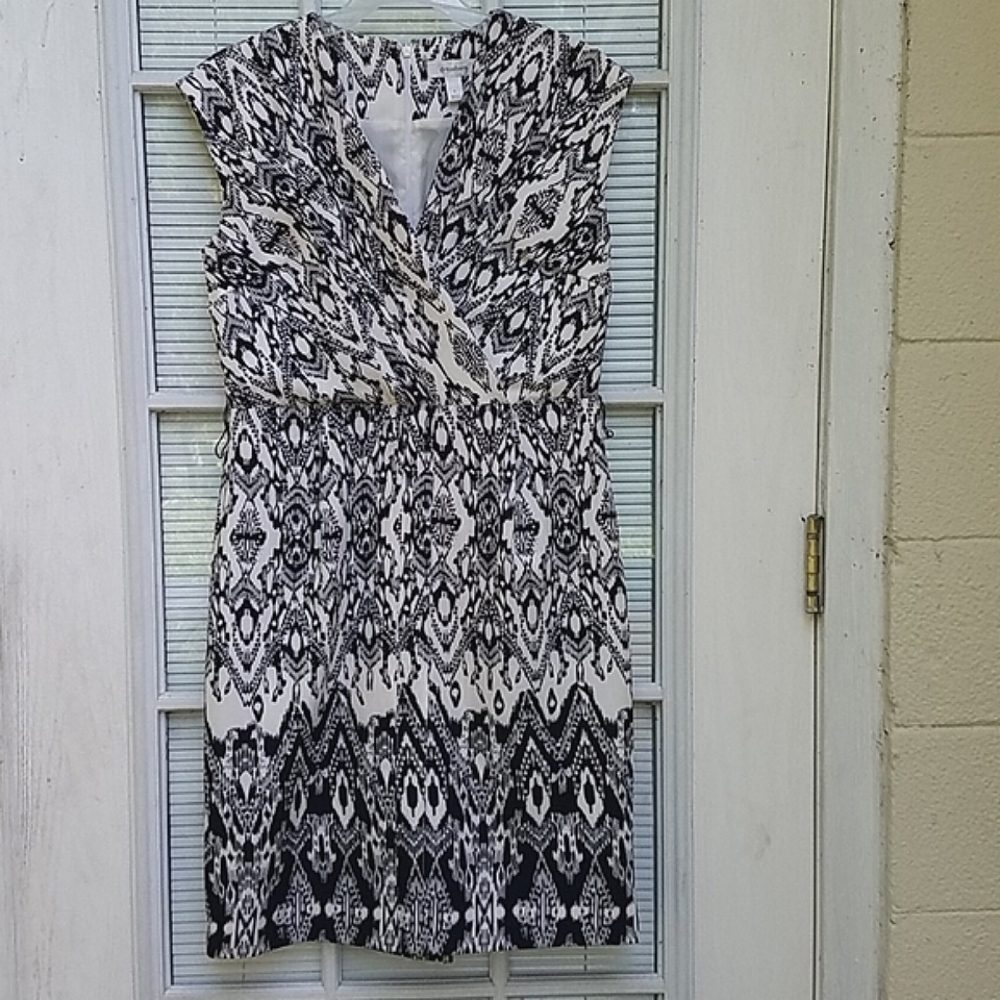 Blank And White Dressbarn Dress